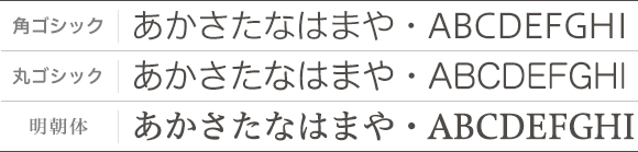 文字書体